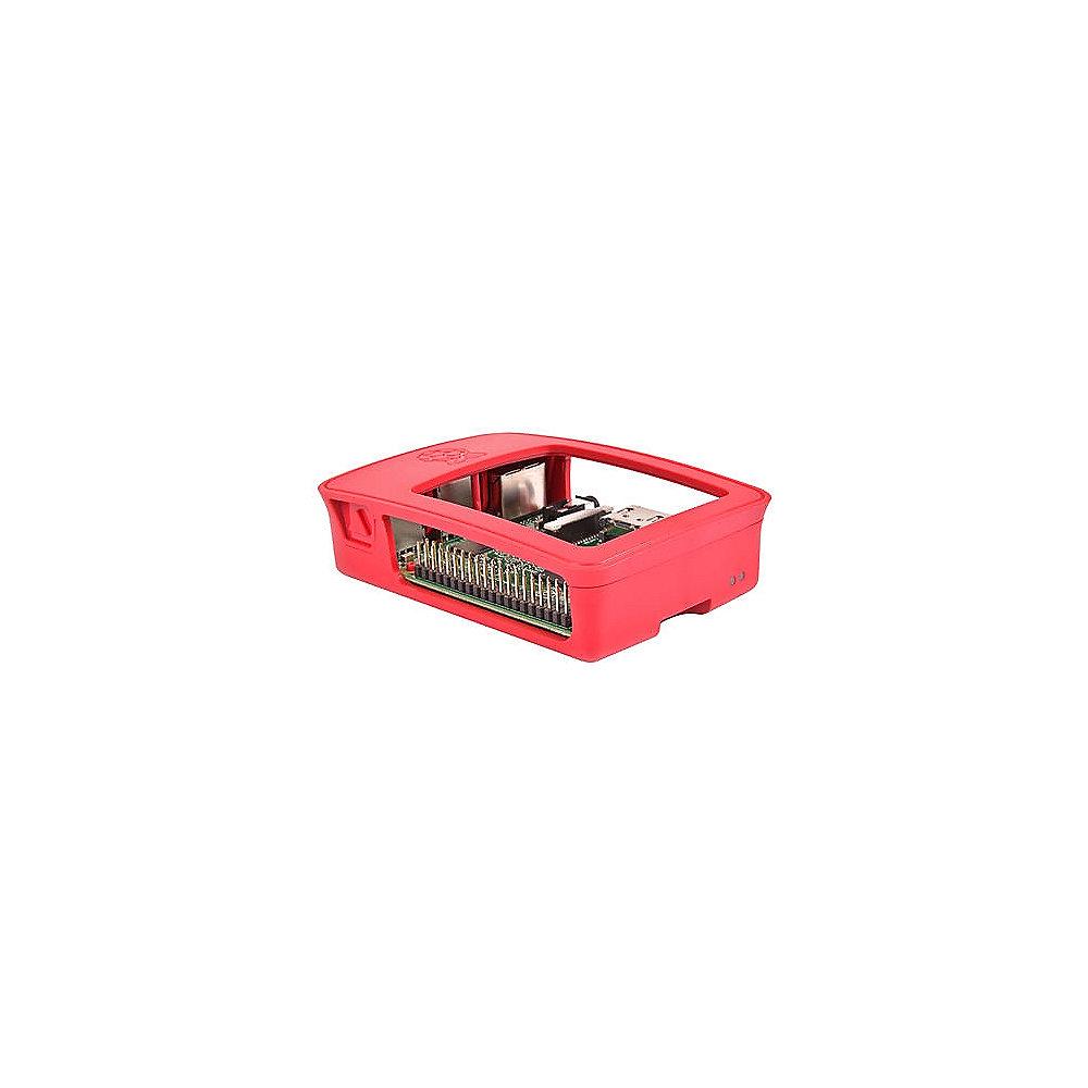 Offizielles Gehäuse Raspberry Pi 3 Typ B rot/weiß (TZT 241 AAA-01), Offizielles, Gehäuse, Raspberry, Pi, 3, Typ, B, rot/weiß, TZT, 241, AAA-01,