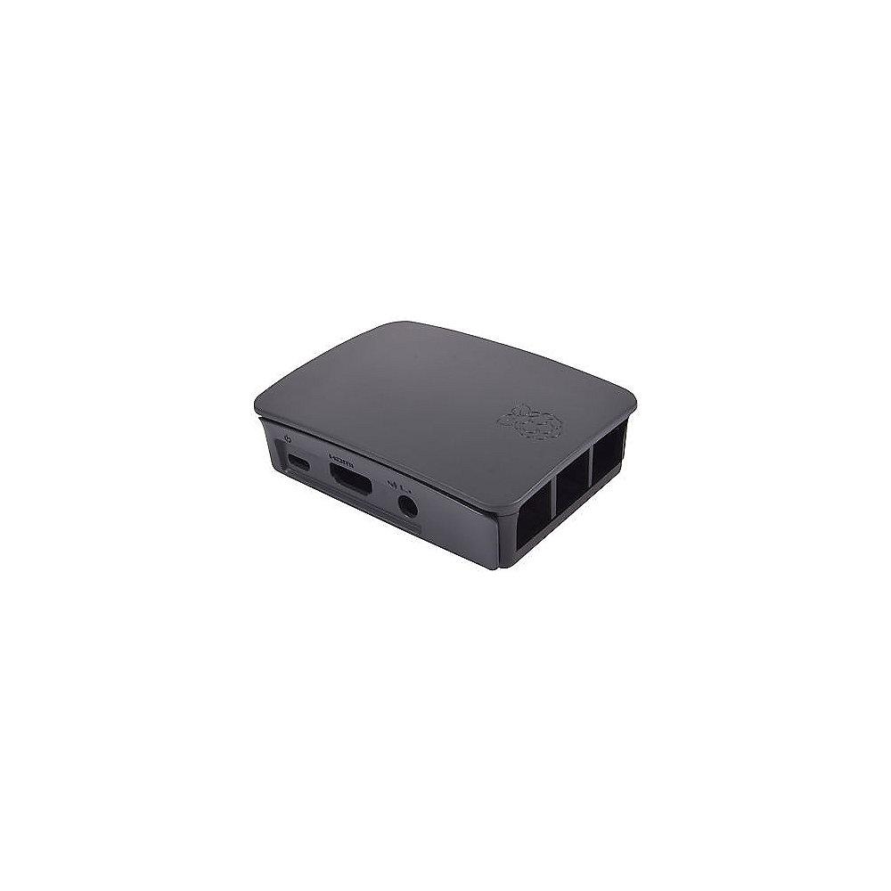 Offizielles Gehäuse Raspberry Pi 3 Typ B schwarz/grau (TZT 241 AAB-01), Offizielles, Gehäuse, Raspberry, Pi, 3, Typ, B, schwarz/grau, TZT, 241, AAB-01,