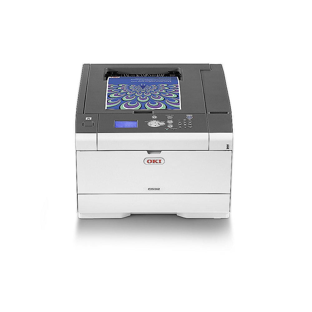 OKI C532dn LED-Farblaserdrucker LAN Duplex