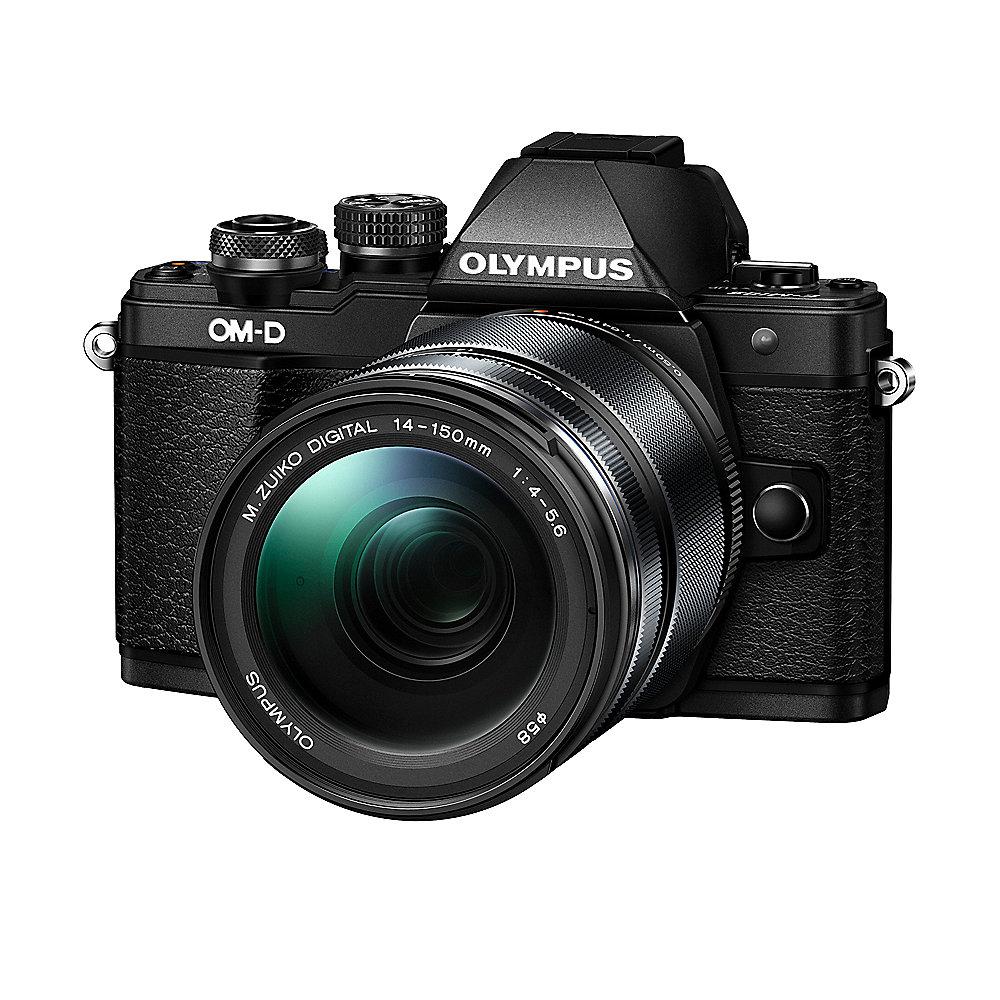 Olympus OM-D E-M10 Mark II Kit 14-150mm Systemkamera schwarz, Olympus, OM-D, E-M10, Mark, II, Kit, 14-150mm, Systemkamera, schwarz