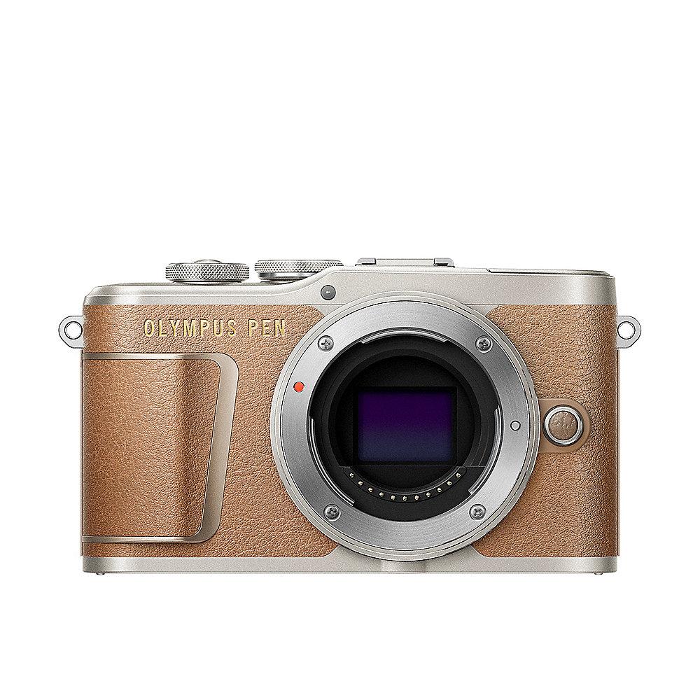 Olympus PEN E-PL9 Gehäuse Systemkamera braun