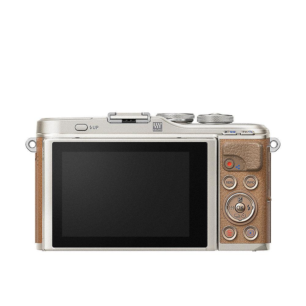 Olympus PEN E-PL9 Kit 14-42mm EZ Pancake Systemkamera braun