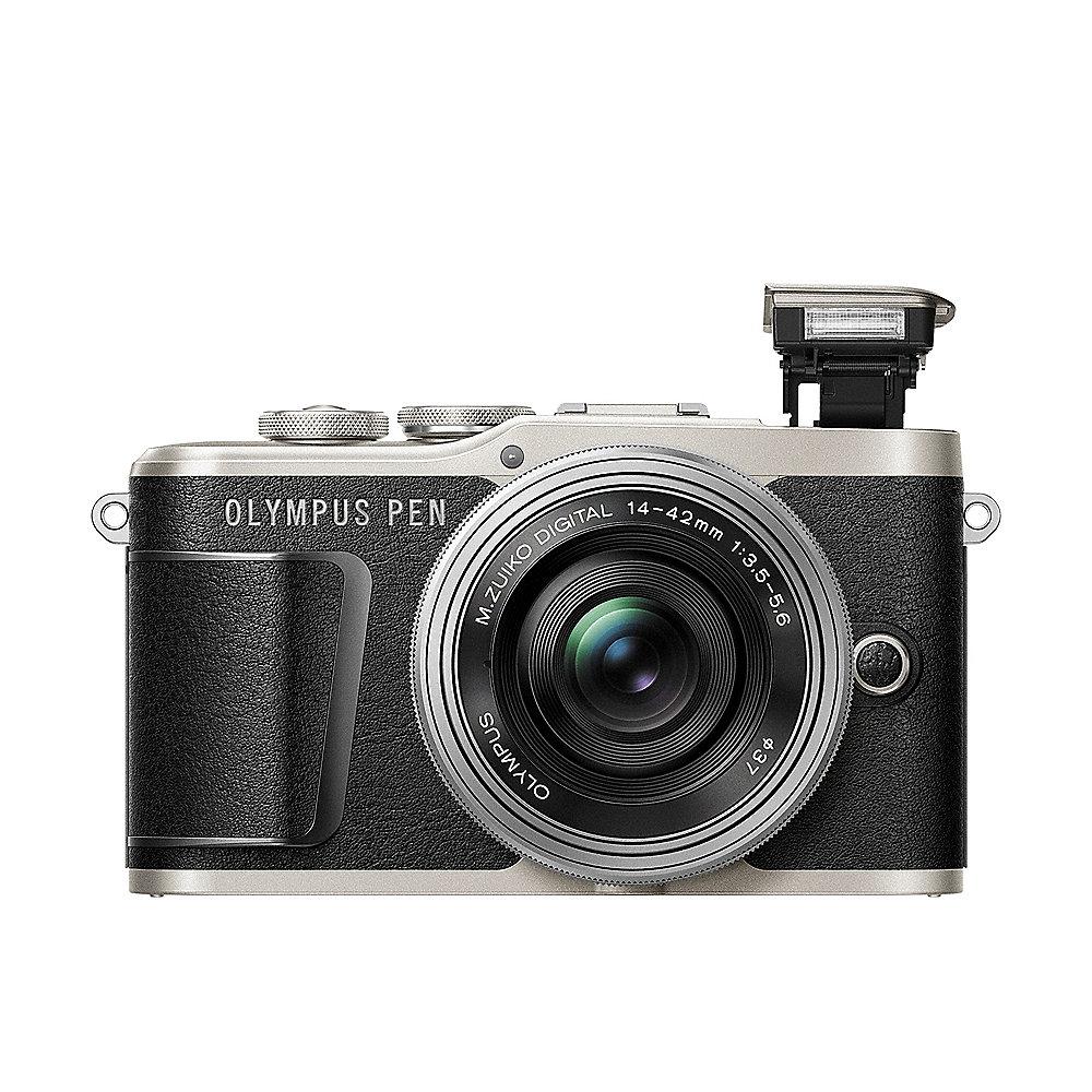 Olympus PEN E-PL9 Kit 14-42mm EZ Pancake Systemkamera schwarz