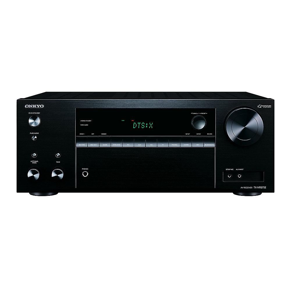 Onkyo TX-NR575 7.2 AV Netzwerk Receiver Bluetooth/Wi-Fi/Multiroom Schwarz