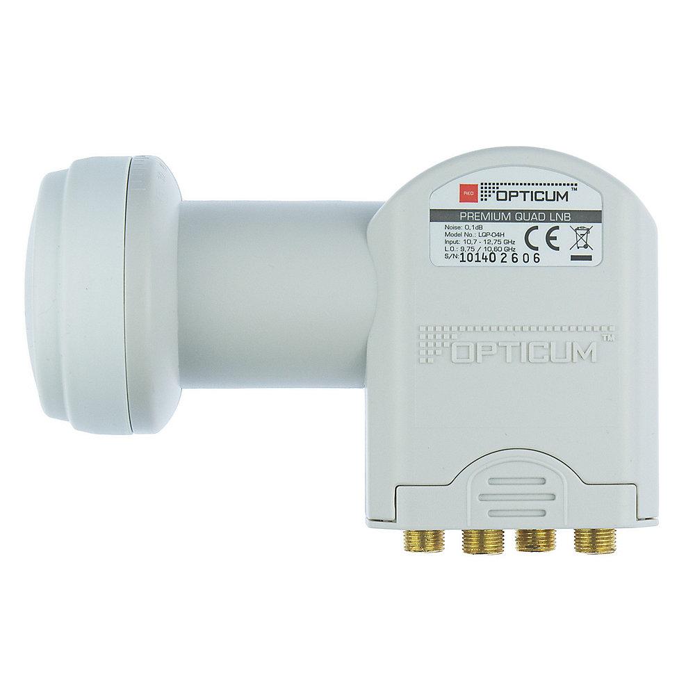 Opticum QA80 SAT   Quad-LNB Antenne Stahl, Farbe: Anthrazit