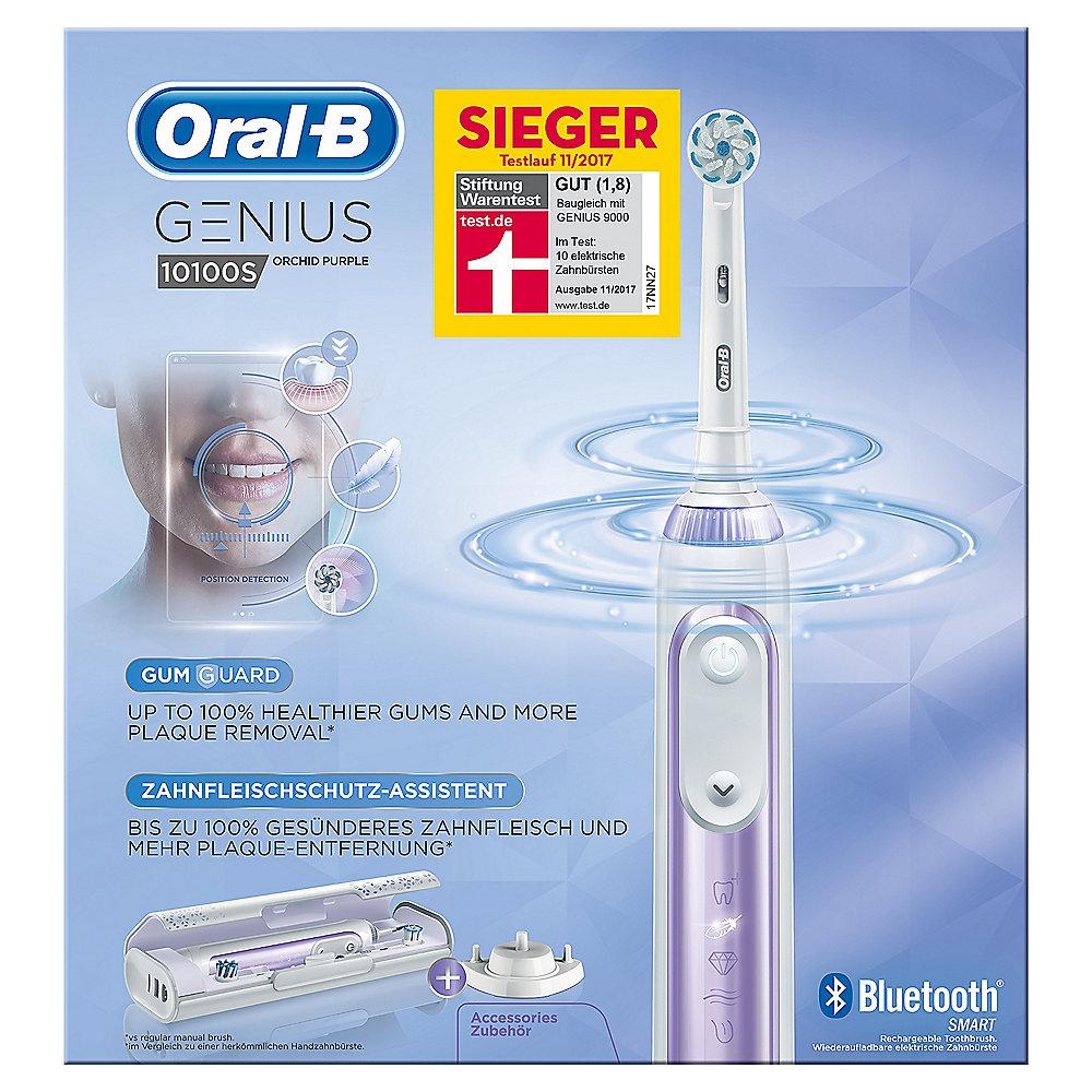 Oral-B Genius 10100S Orchid Purple Elektrische Zahnbürste mit Bluetooth