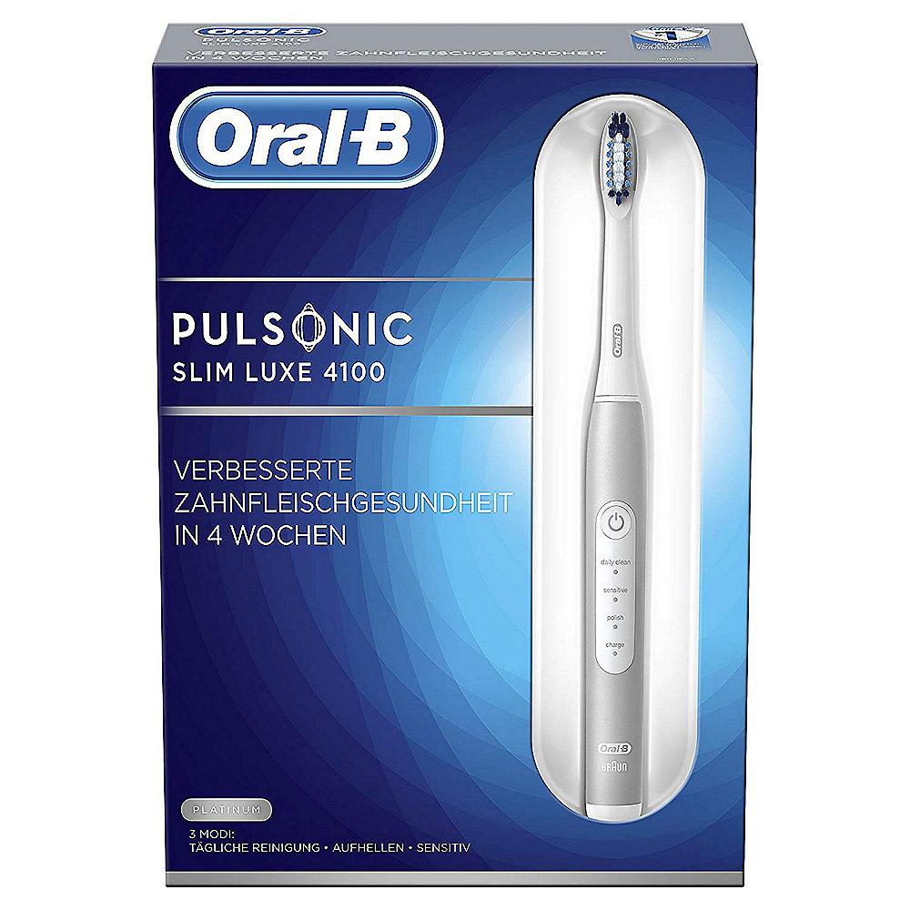 Oral-B Pulsonic Slim Luxe 4100 Schallzahnbürste platinum