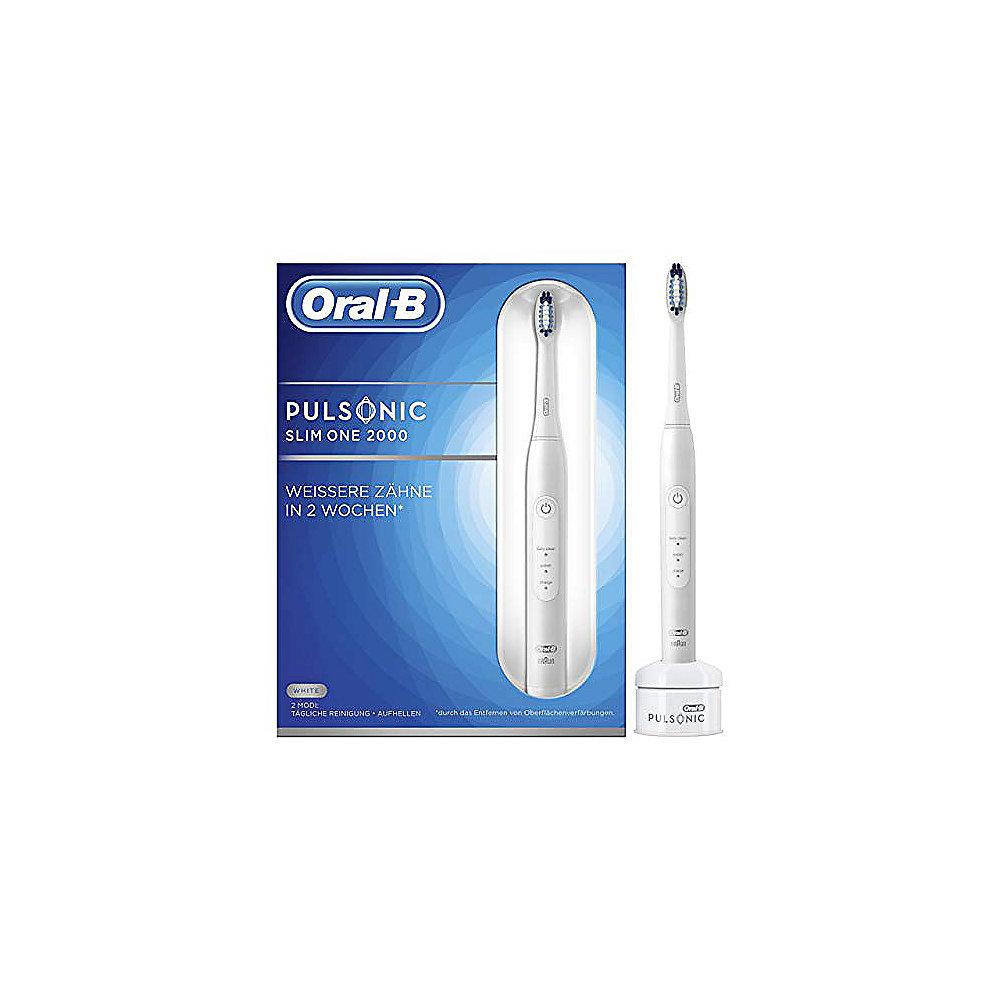 Oral-B Pulsonic Slim One 2000 Schallzahnbürste weiß