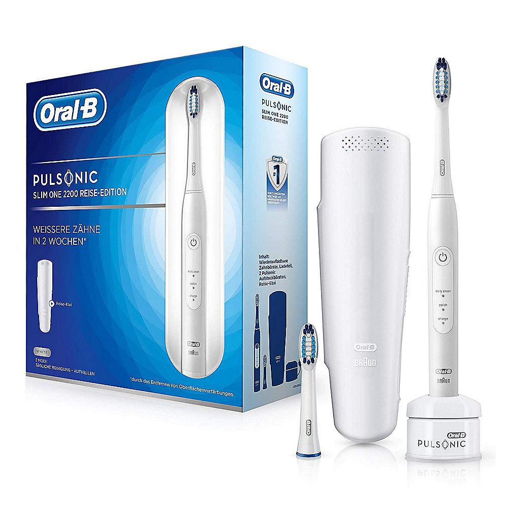 Oral-B Pulsonic Slim One 2200 Schallzahnbürste weiß