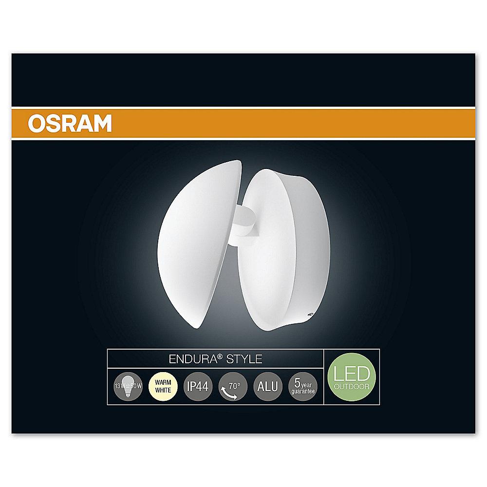 Osram Endura Style Cover Round LED-Außenwandleuchte weiß