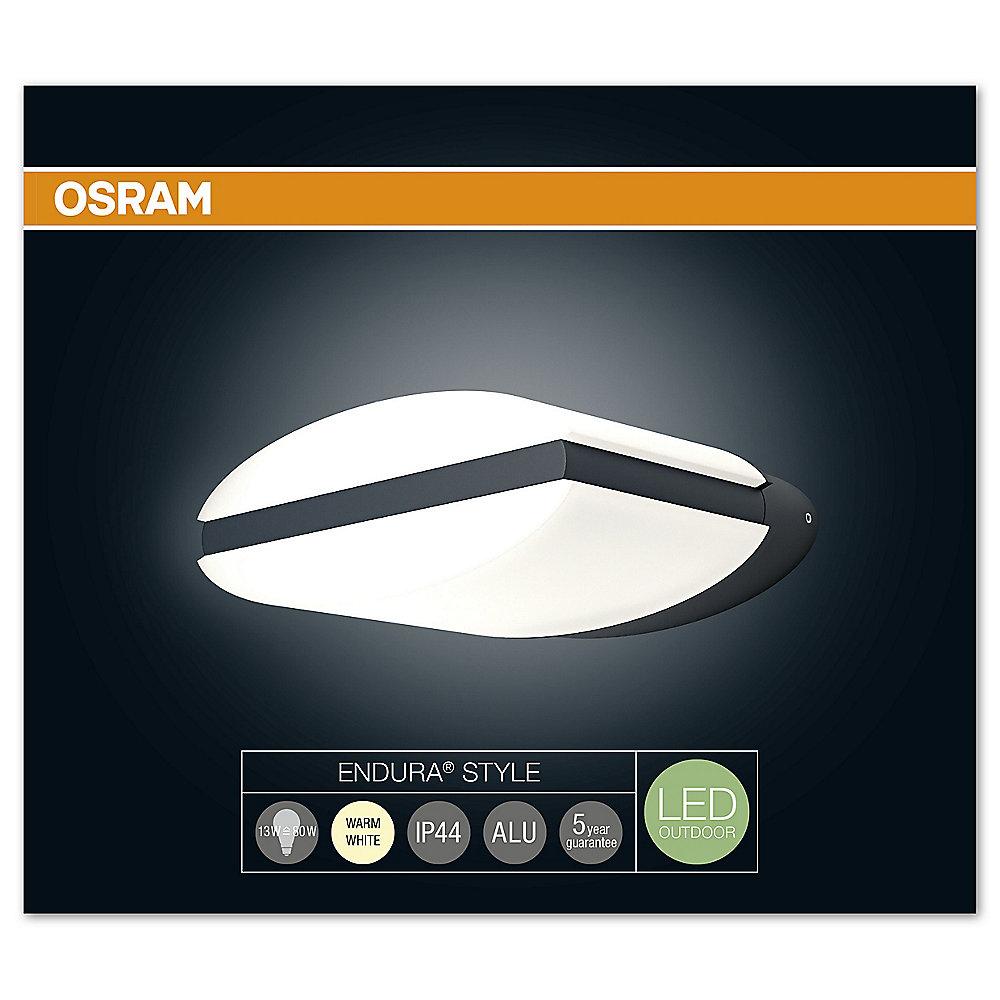 Osram Endura Style Ellipse LED-Außenwandleuchte grau