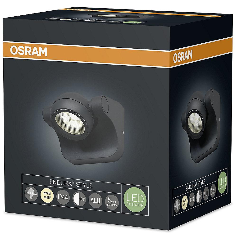 Osram Endura Style Hemisphere LED-Außenwandleuchte grau