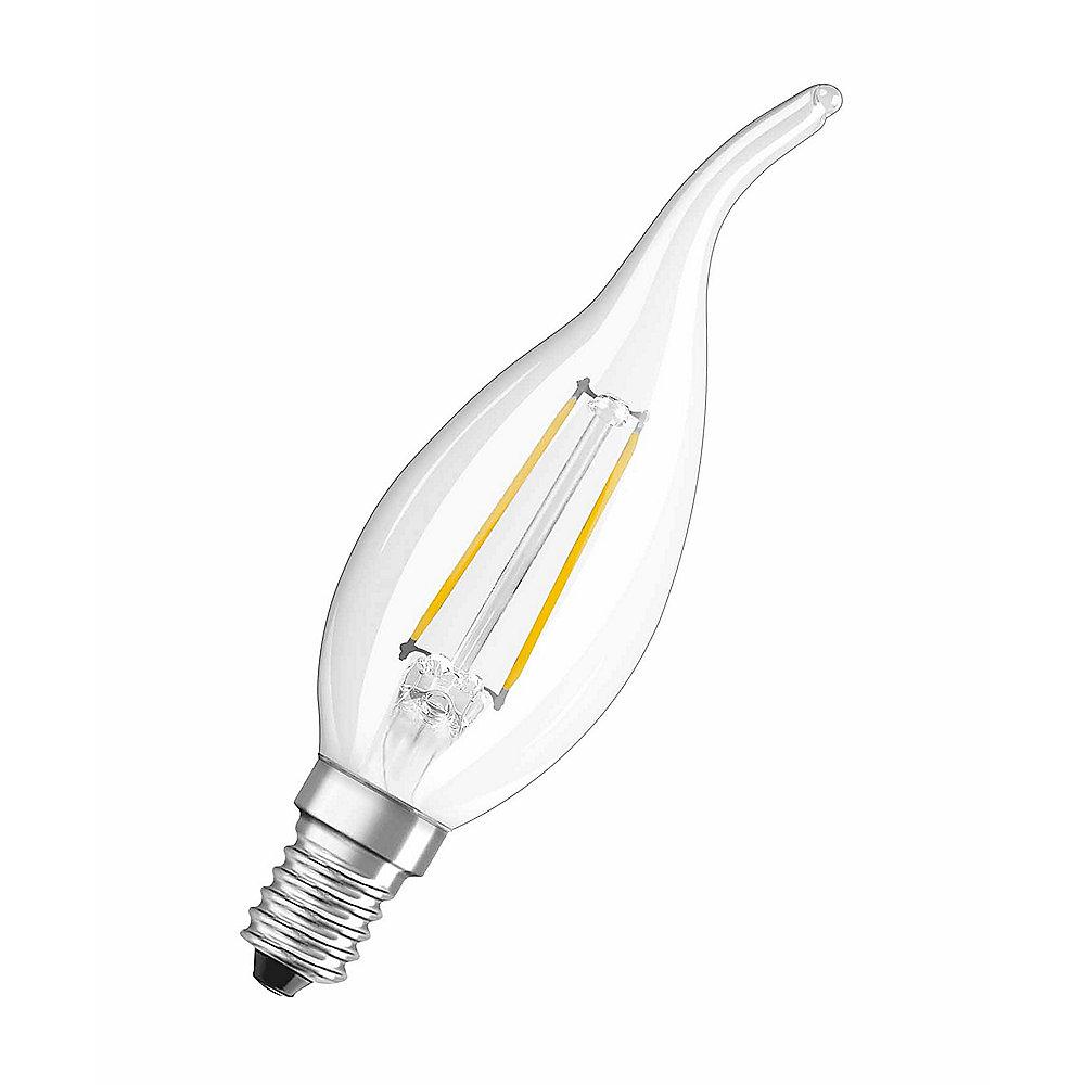 Osram LED Retrofit Classic BA25 Kerze 2W (23W) E14 klar warmweiß