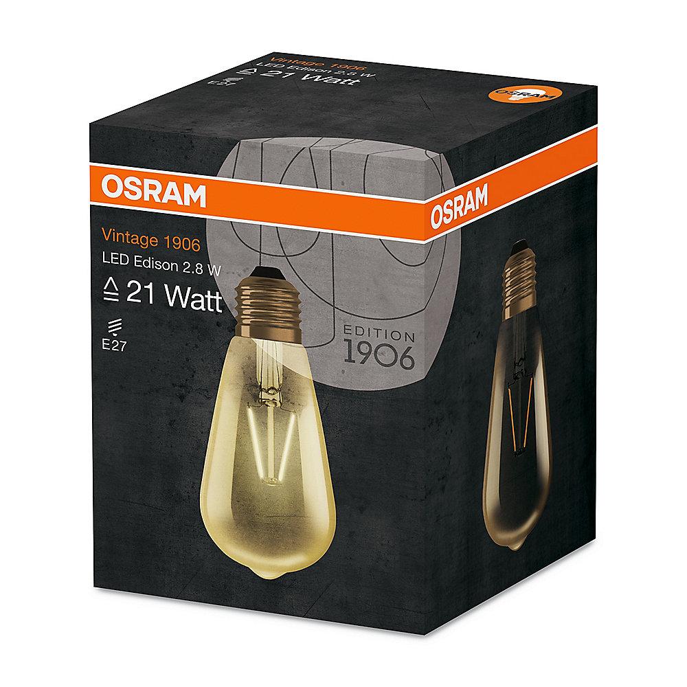 Osram LED Vintage 1906 ST64 Edison 2,8W (21W) E27 klar warmweiß