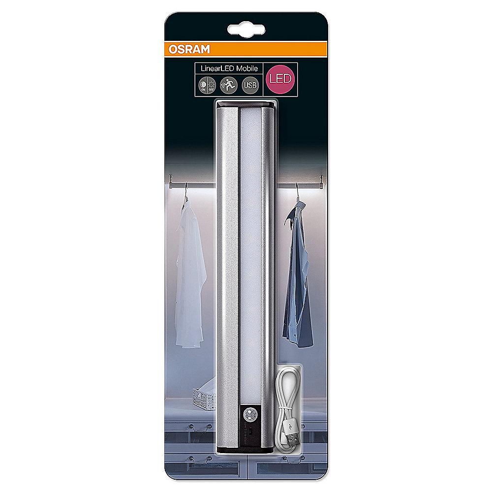 Osram LinearLED Mobile USB Leuchte (Batteriebetrieb) 30 cm silber