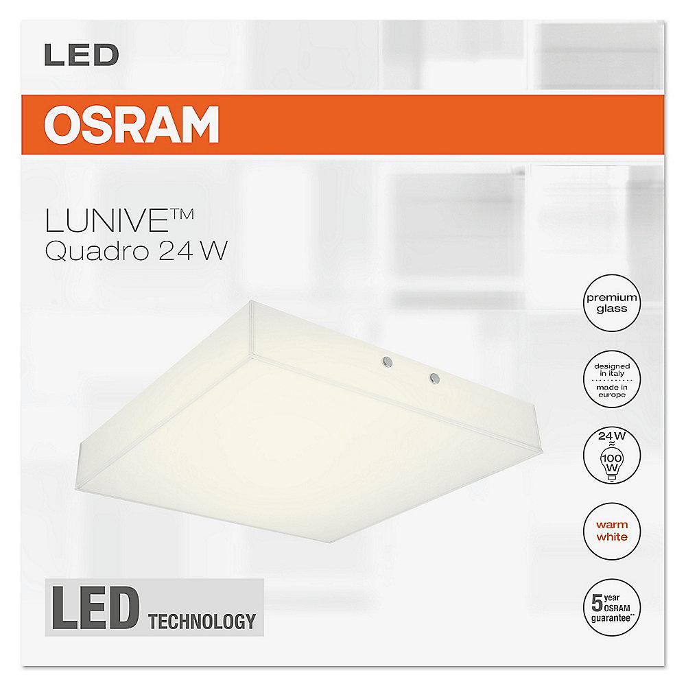 Osram Lunive Quadro LED-Wand-/ Deckenleuchte 30 x 30 cm weiß