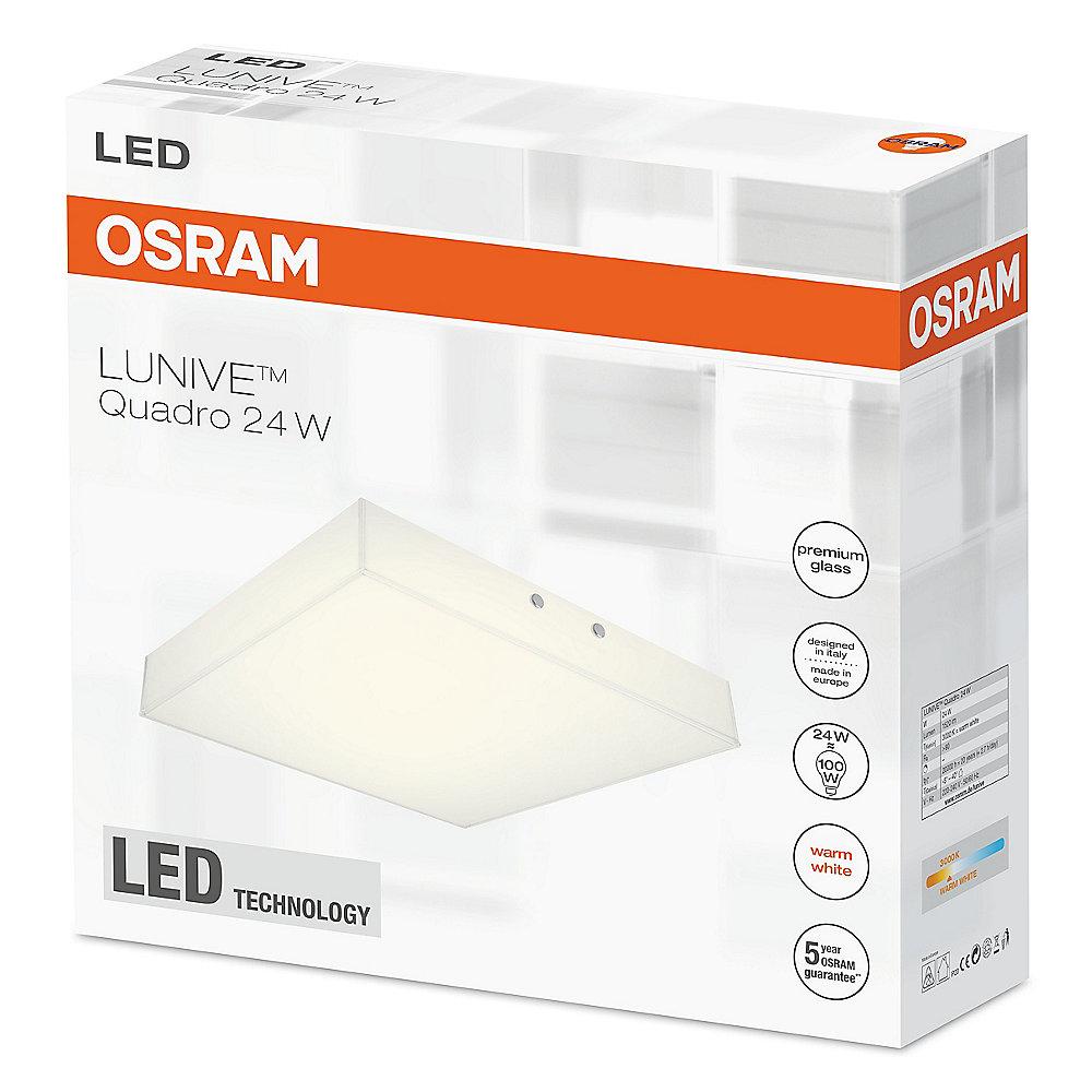 Osram Lunive Quadro LED-Wand-/ Deckenleuchte 30 x 30 cm weiß