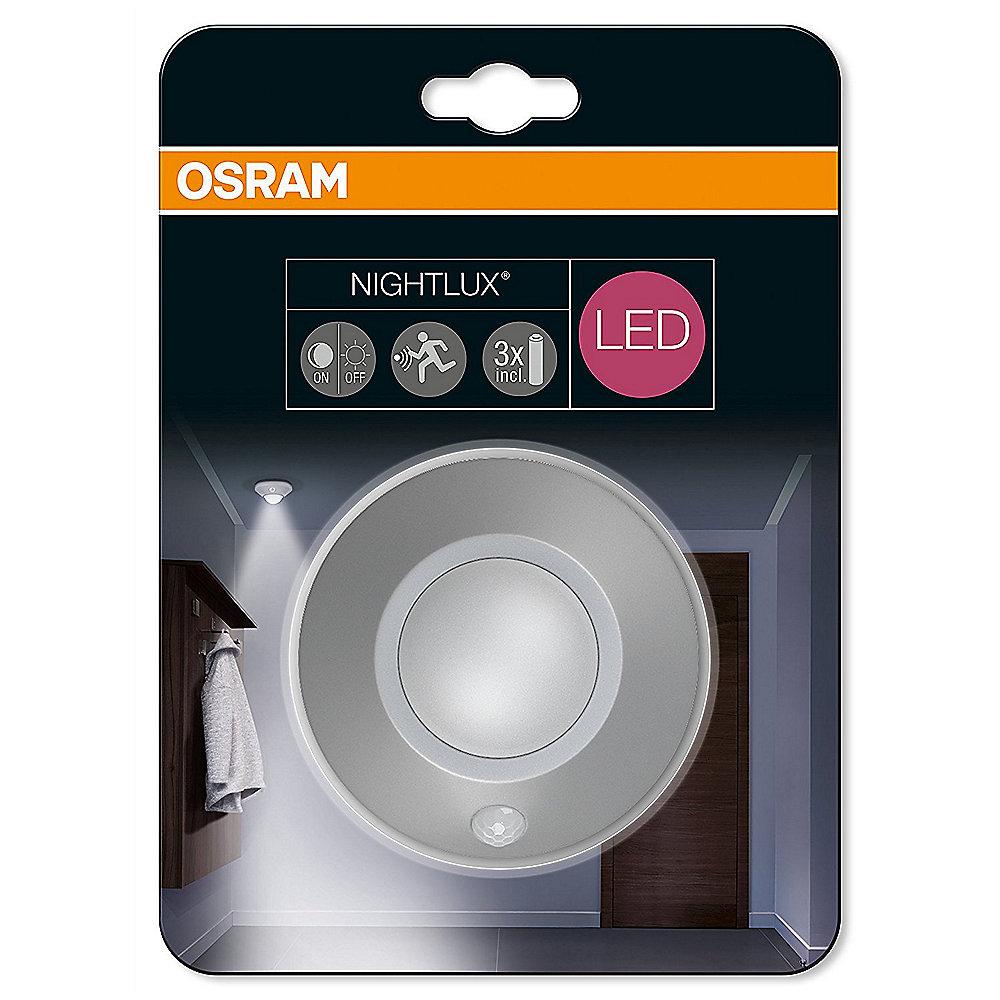 Osram Nightlux Ceiling Wand-/Deckenleuchte (Batteriebetrieb) silber