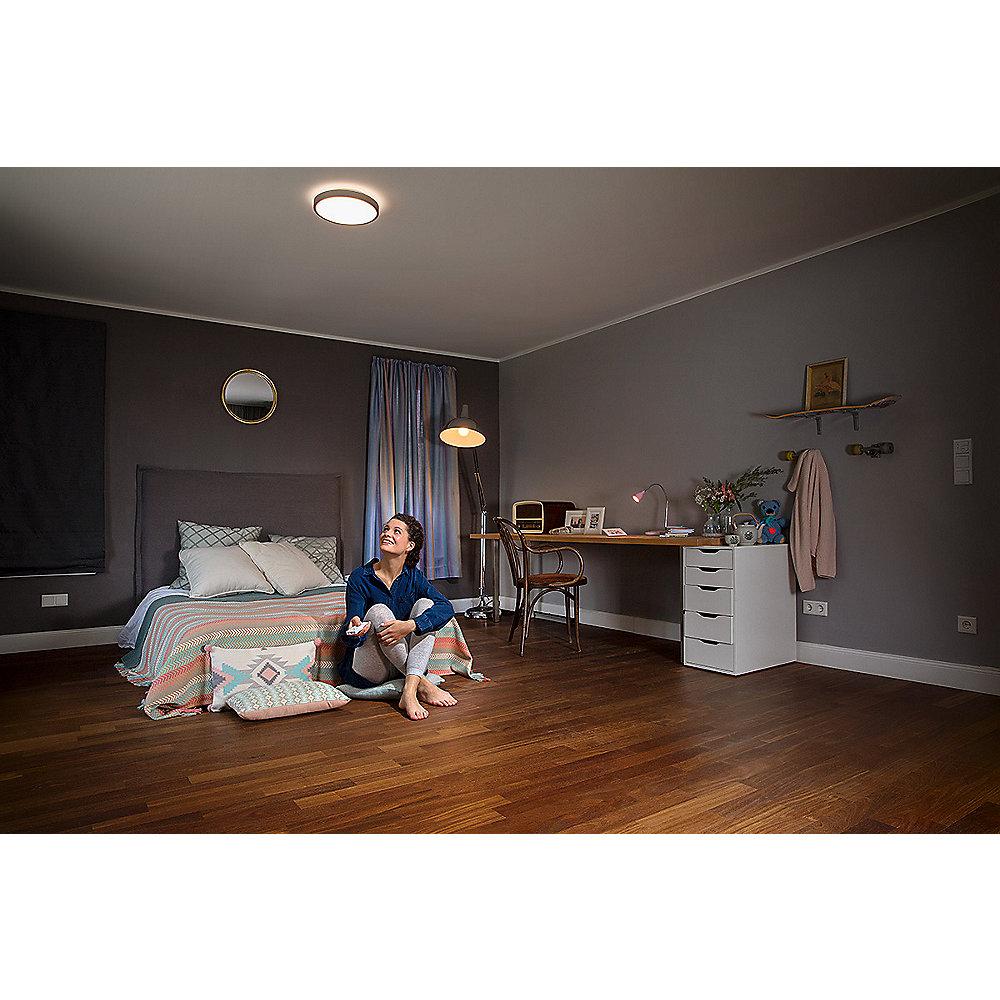 Osram Silara LED-Deckenleuchte mit Fernbedienung 31 cm weiß