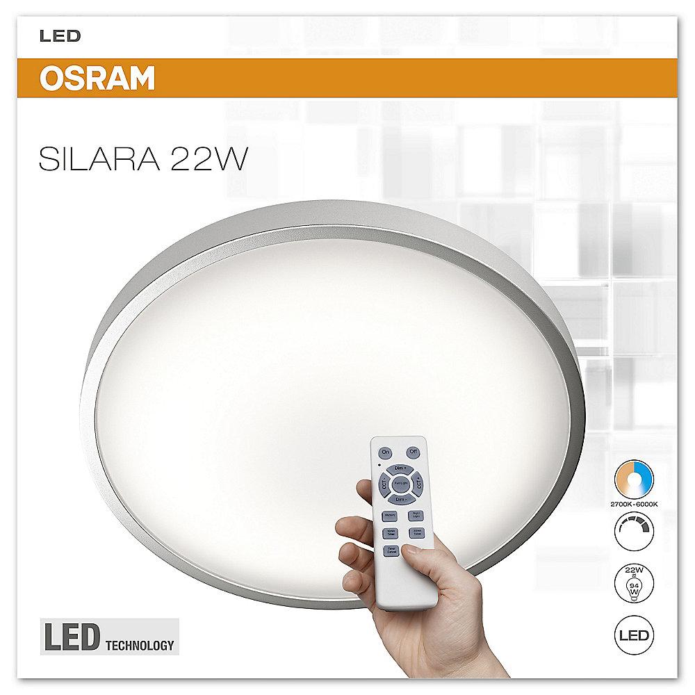 Osram Silara LED-Deckenleuchte mit Fernbedienung 41 cm weiß