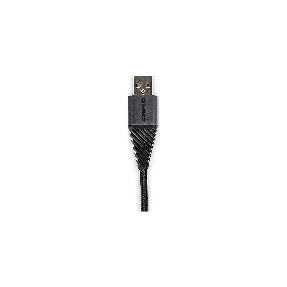 OtterBox USB Anschlusskabel 2m St. A zu St. micro B schwarz 78-51407