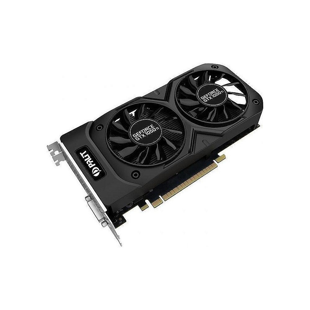 Palit GeForce GTX 1050Ti Dual OC 4GB GDDR5 Grafikkarte DVI/HDMI/DP