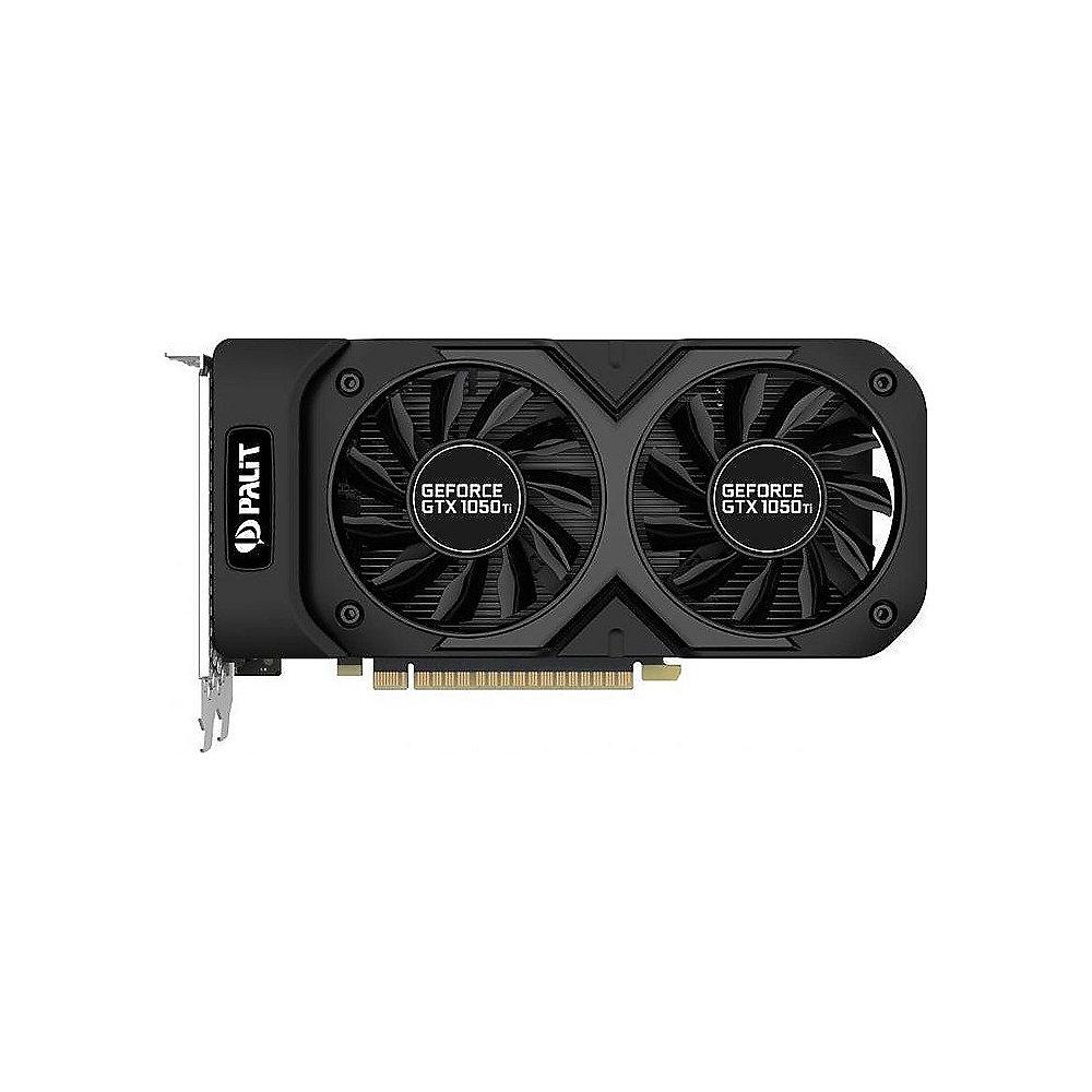 Palit GeForce GTX 1050Ti Dual OC 4GB GDDR5 Grafikkarte DVI/HDMI/DP