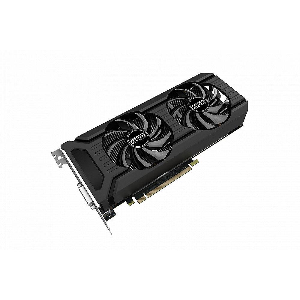 Palit GeForce GTX 1070 Dual 8GB GDDR5 Grafikkarte DVI/HDMI/3xDP