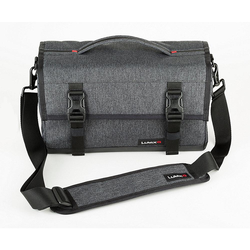 Panasonic DMW-PM10 Softtasche mit Regenschutz, Seiten-/Außentasche, Griff