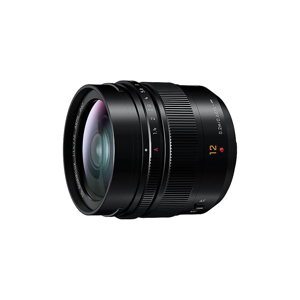 Panasonic Leica DG Summilux 12mm f/1.4 Weitwinkel Objektiv (H-X012)