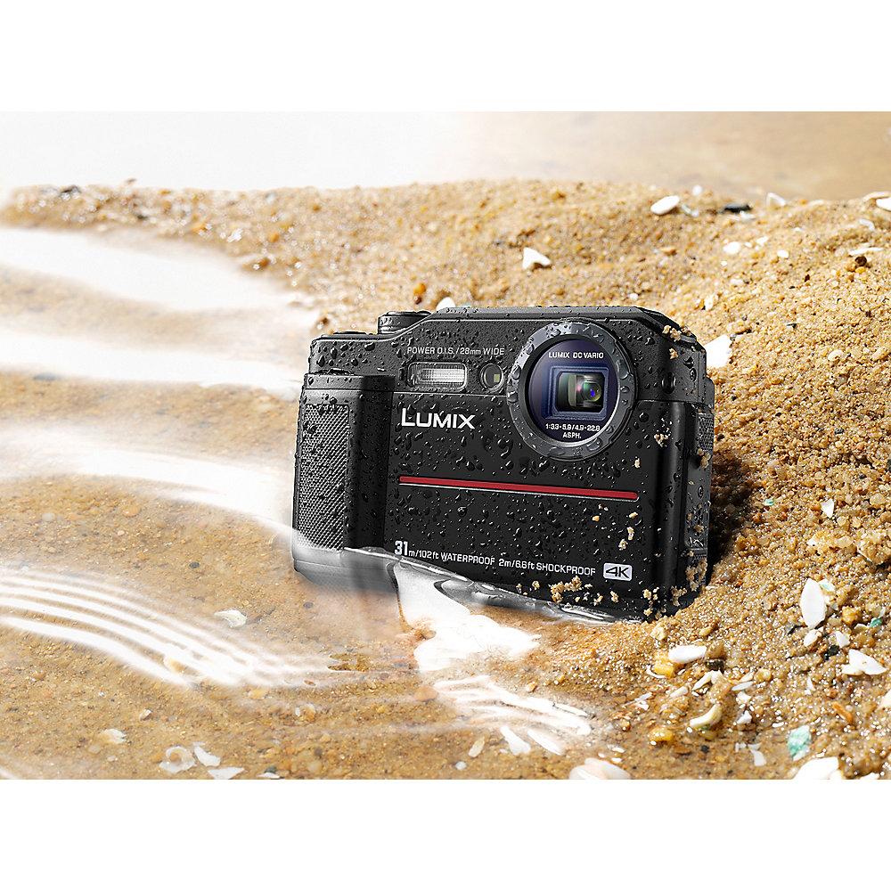 Panasonic Lumix DC-FT7 robuste Outdoorkamera wasserdicht stoßfest schwarz