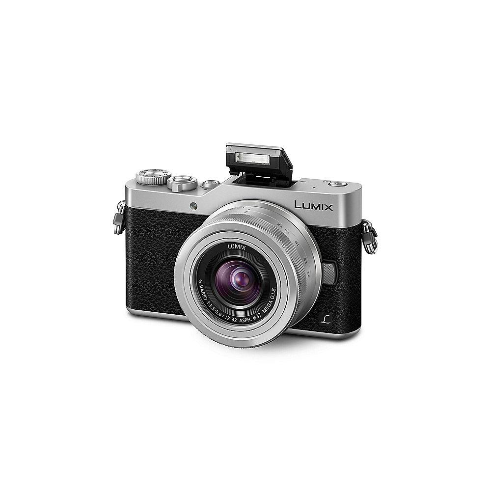 Panasonic Lumix DC-GX800 Kit 12-32mm Systemkamera schwarz