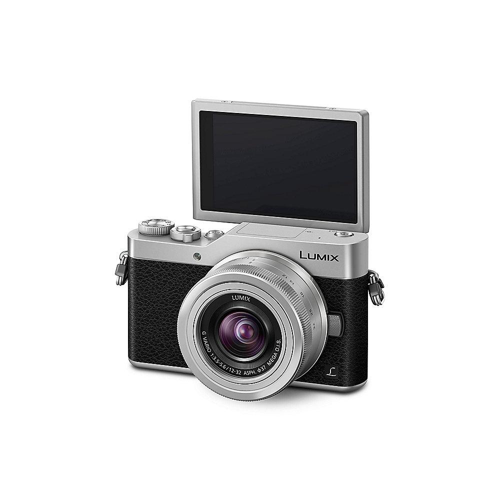 Panasonic Lumix DC-GX800 Kit 12-32mm Systemkamera schwarz, Panasonic, Lumix, DC-GX800, Kit, 12-32mm, Systemkamera, schwarz