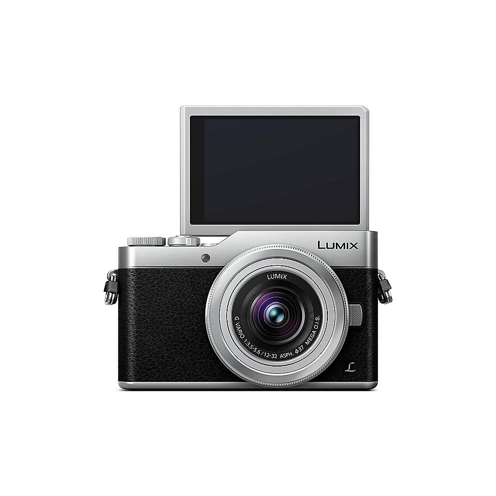 Panasonic Lumix DC-GX800 Kit 12-32mm Systemkamera schwarz, Panasonic, Lumix, DC-GX800, Kit, 12-32mm, Systemkamera, schwarz