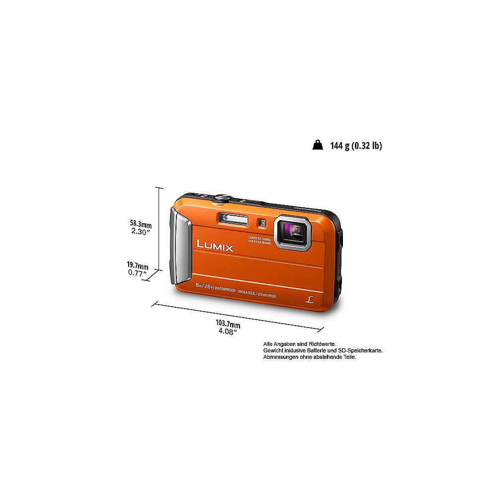 Panasonic Lumix DMC-FT30 Unterwasserkamera orange