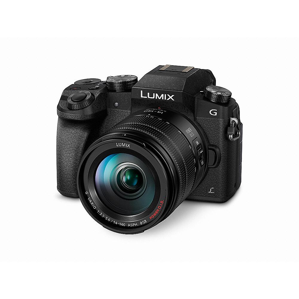 Panasonic Lumix DMC-G70 Kit 14-140mm Systemkamera, Panasonic, Lumix, DMC-G70, Kit, 14-140mm, Systemkamera