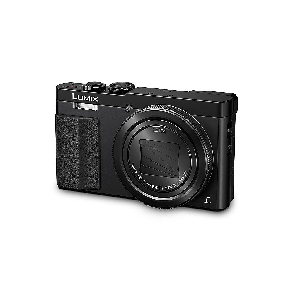 Panasonic Lumix DMC-TZ71 Digitalkamera schwarz