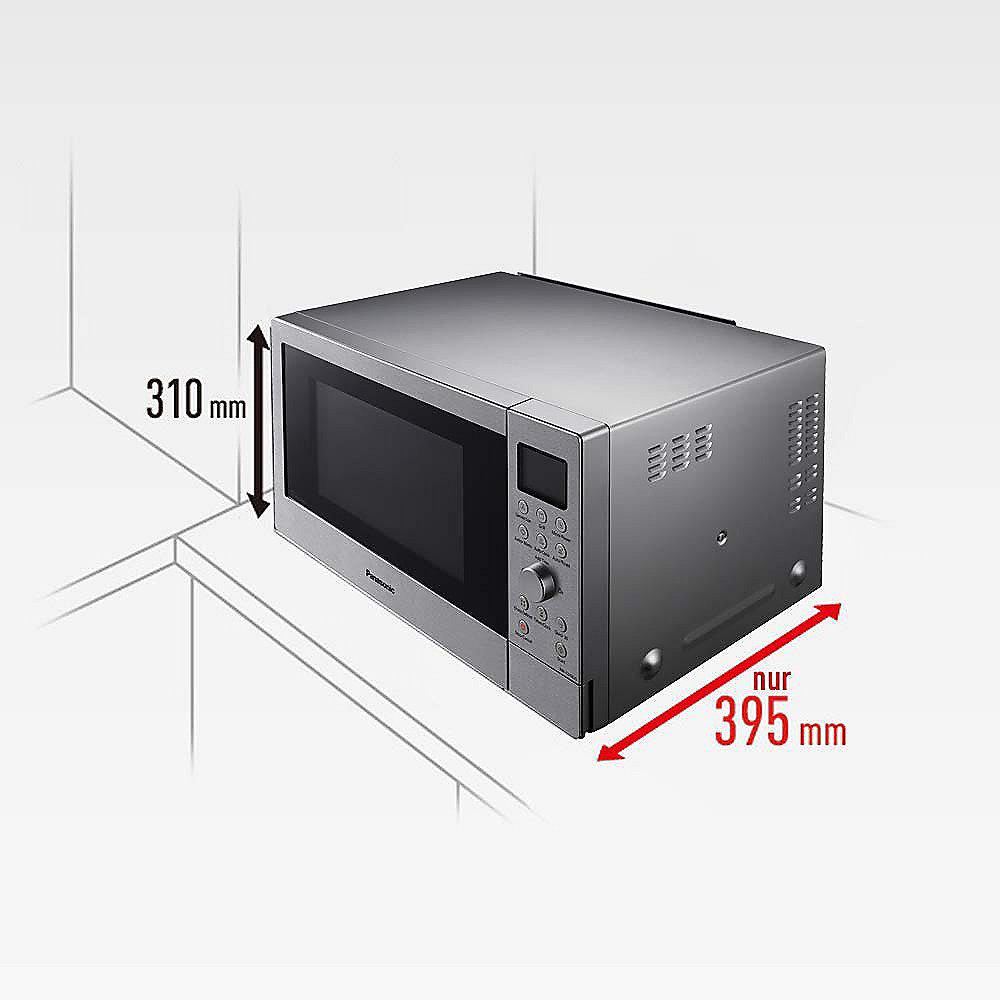 Panasonic NN-CD58JSGPG Inverter-Mikrowelle mit Heißluft und Grill, Edelstahl