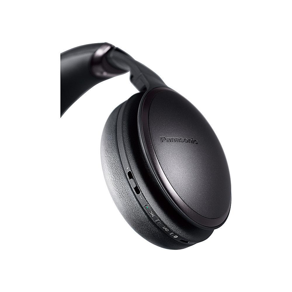 Panasonic RP-HD605NE Over-Ear High-Resolution Noise-Cancelling-Kopfhörer Schwarz