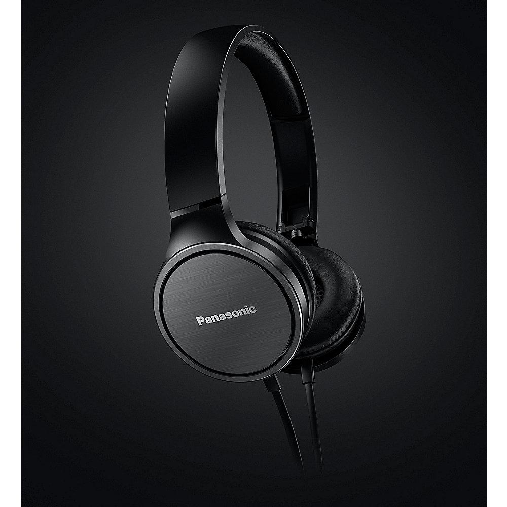Panasonic RP-HF500ME-K On-Ear Kopfhörer schwarz