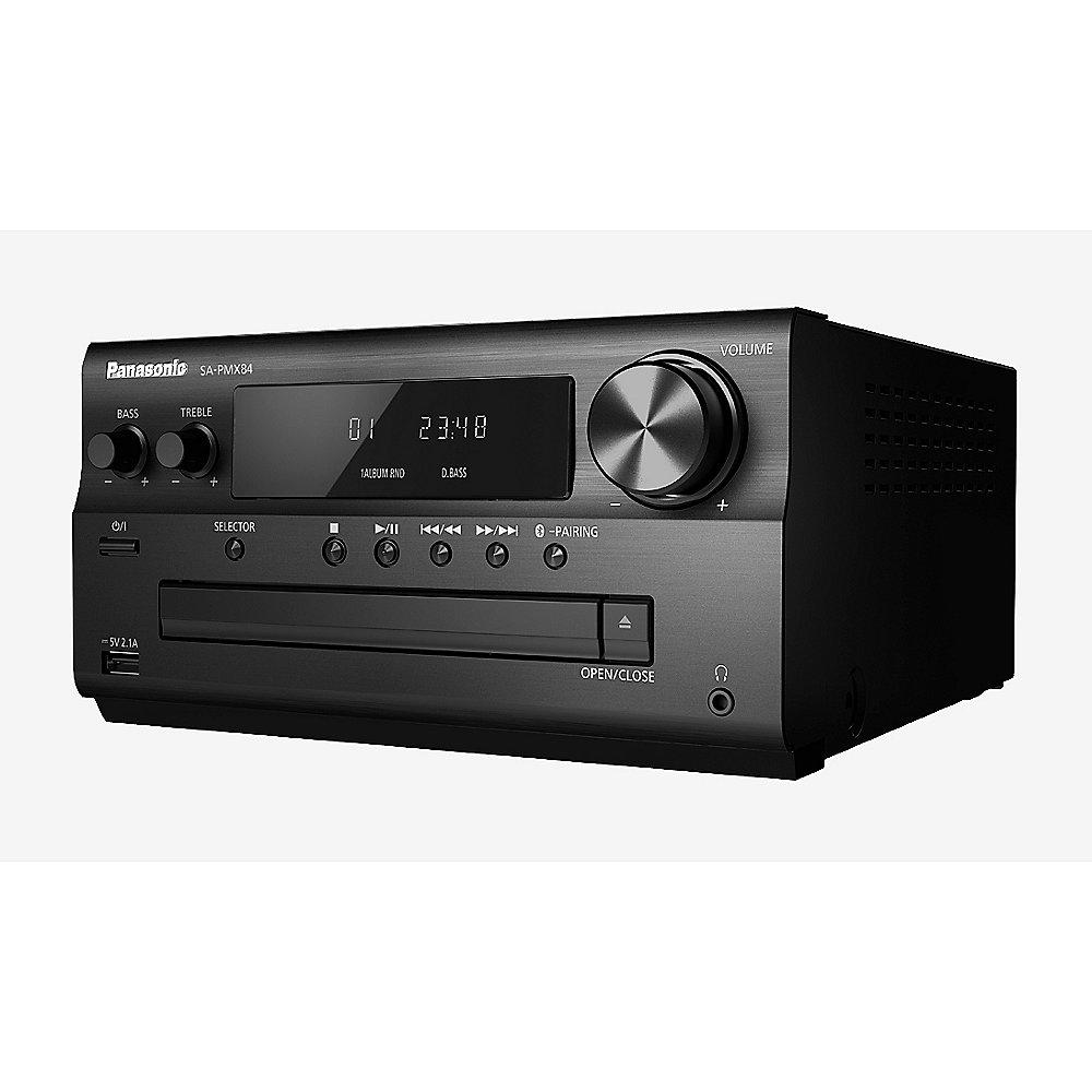 Panasonic SC-PMX84EG-K CD-Mikrosystem mit Bluetooth und Digitalradio schwarz