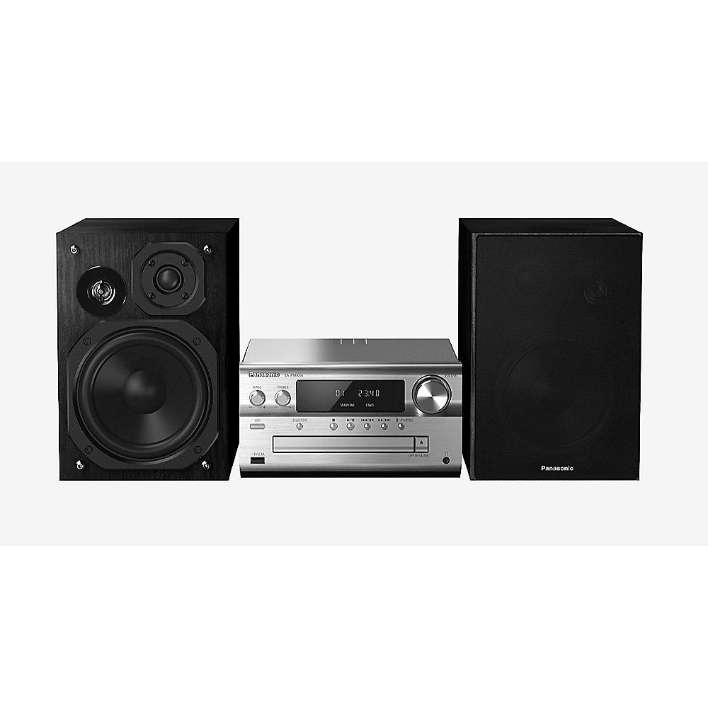 Panasonic SC-PMX84EG-S CD-Mikrosystem mit Bluetooth und Digitalradio silber, Panasonic, SC-PMX84EG-S, CD-Mikrosystem, Bluetooth, Digitalradio, silber