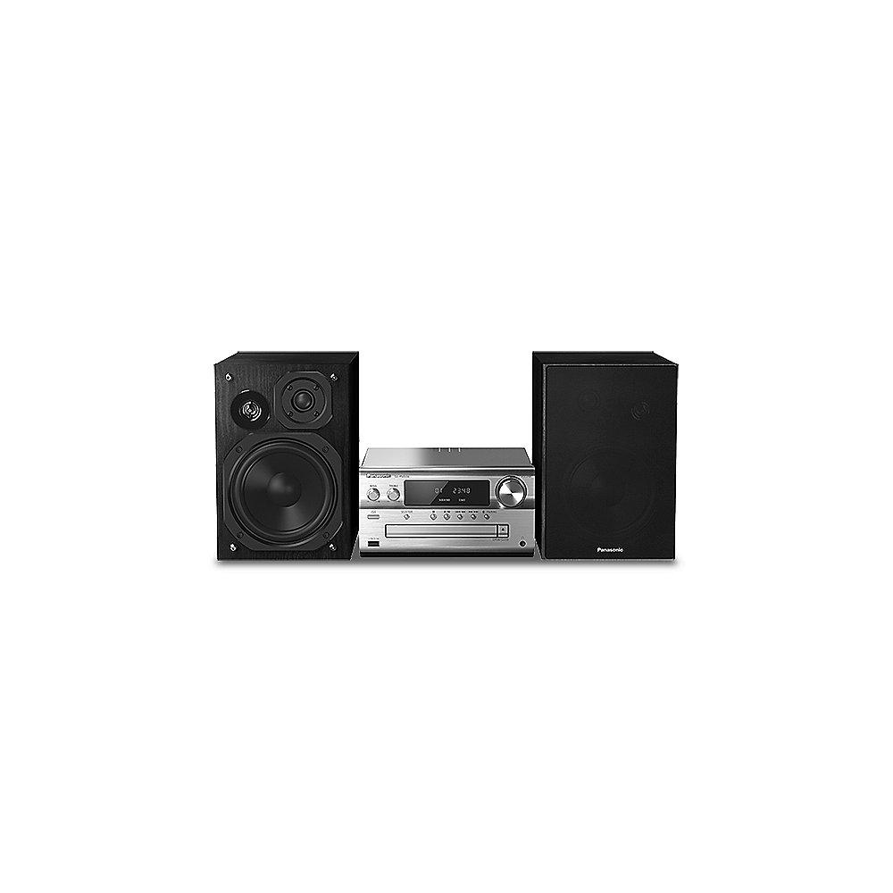 Panasonic SC-PMX84EG-S CD-Mikrosystem mit Bluetooth und Digitalradio silber