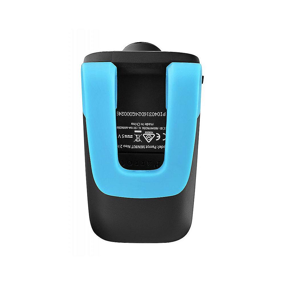 Parrot MINIKIT Neo 2 HD Bluetooth KFz Freisprecheinrichtung Sprachsteuerung blau