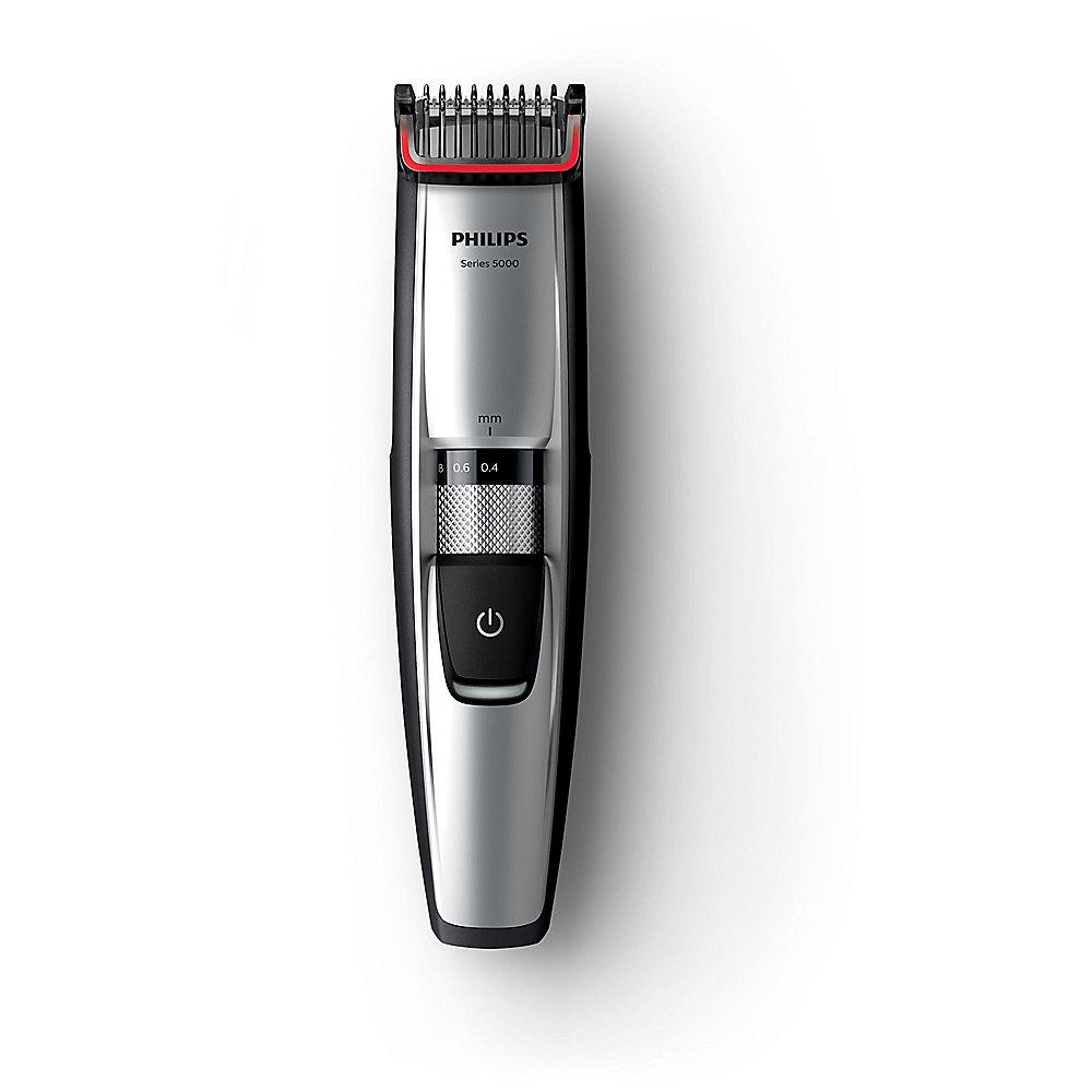 Philips BT5205/16 Series 5000 Beardtrimmer Bartstoppeltrimmer schwarz/silber