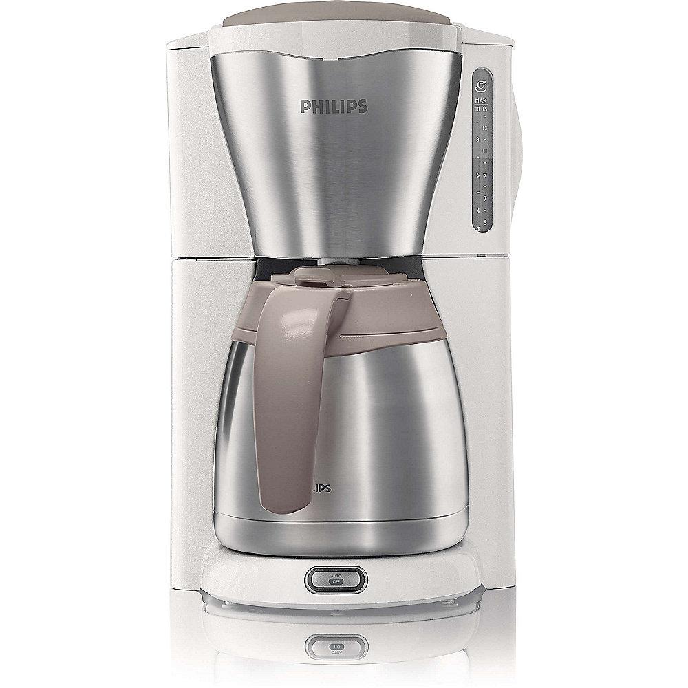 Philips Gaia Collection HD7546/00 Kaffeemaschine Thermokanne, Edelstahl weiß