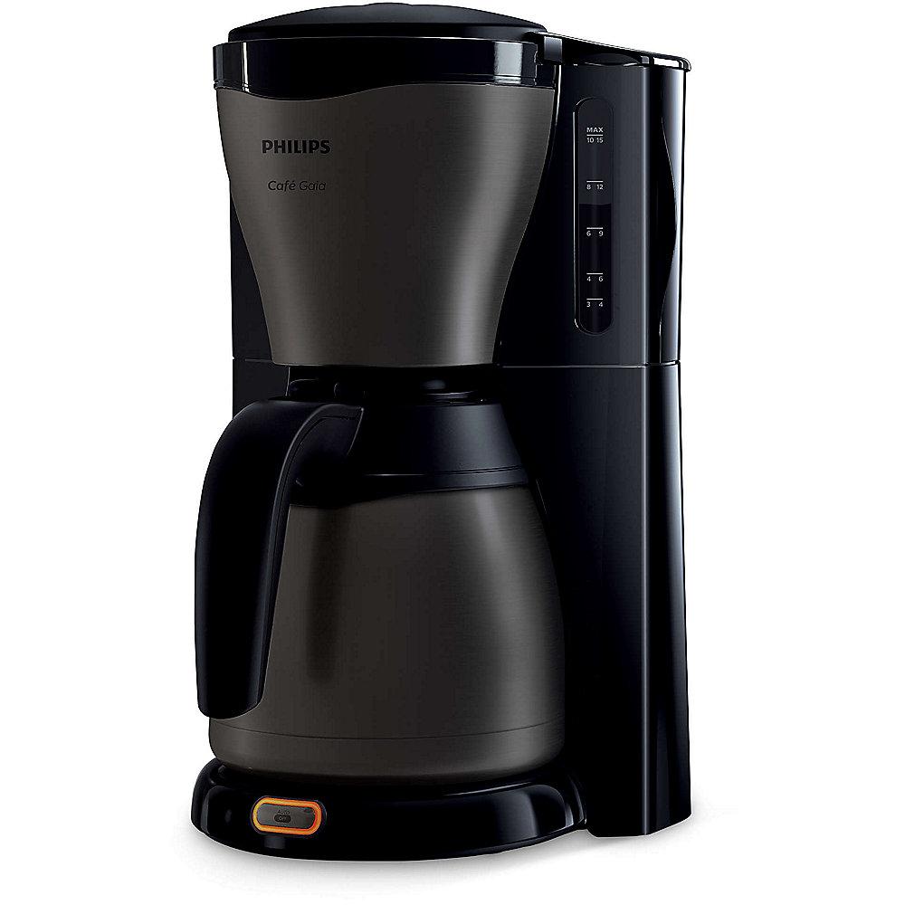 Philips Gaia Collection HD7547/80 Kaffeemaschine Thermokanne, schwarz