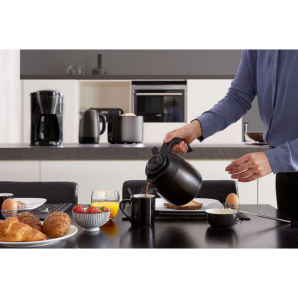 Philips Gaia Collection HD7547/80 Kaffeemaschine Thermokanne, schwarz