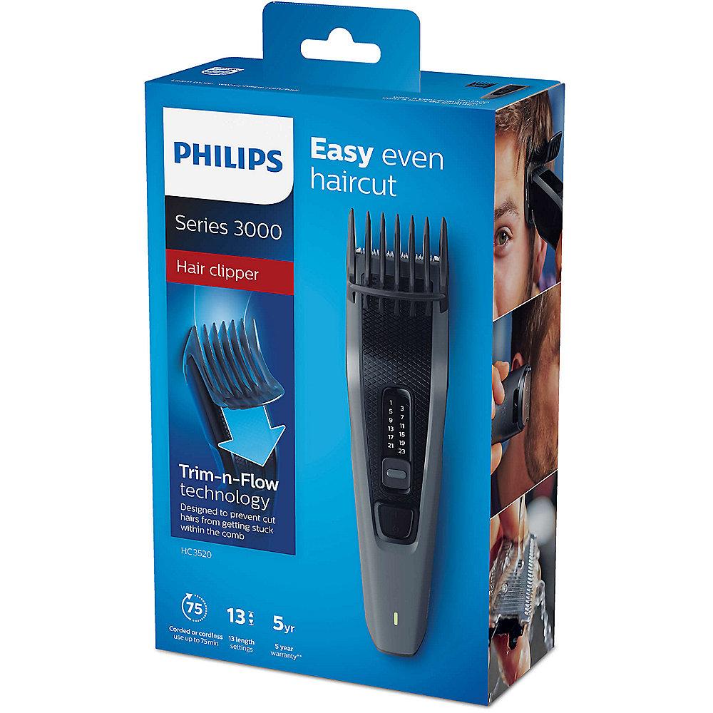Philips HC3520/15 Serie 3000 Haarschneider mit Akku 0,5-23mm Haarlänge