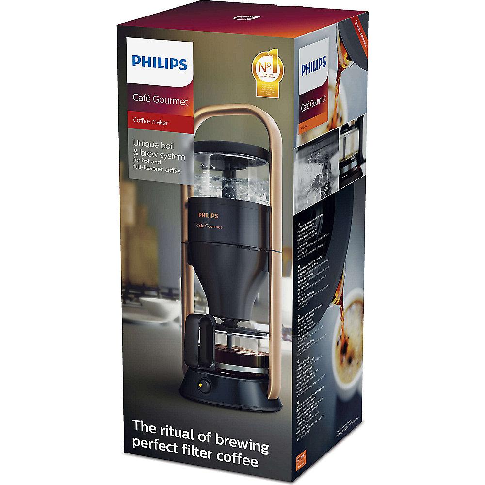 Philips HD5408/70 Café Gourmet Kaffeemaschine schwarz/Kupfer, Philips, HD5408/70, Café, Gourmet, Kaffeemaschine, schwarz/Kupfer